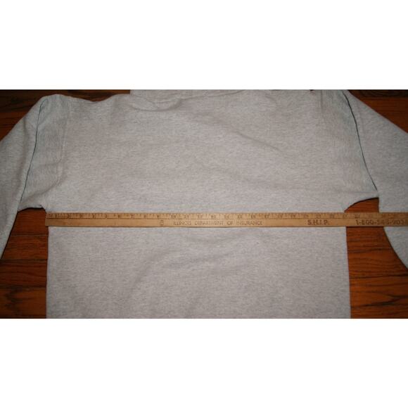 VINTAGE 90s Aspen Mountain Colorado Skiing Hoodie Mens L Gray Sweatshirt USA - Picture 5 of 8